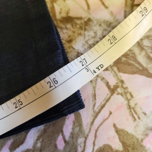 Frame Deep Dive Blue Corduroy Le Crop Mini Boot Womens Size 25 - Picture 11 of 13